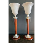 1930s Art Deco Mazda Lamps With Original Stamp - a Pair - French Antiques www.Decoparis.com