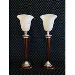 1930s Art Deco Mazda Lamps With Original Stamp - a Pair - French Antiques www.Decoparis.com