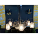 1930s Muller Freres French Art Deco Chandelier Signed by Muller Frères Luneville - French Antiques www.Decoparis.com
