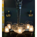 1930s Muller Freres French Art Deco Chandelier Signed by Muller Frères Luneville - French Antiques www.Decoparis.com