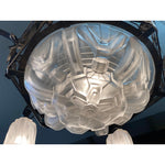 1930s Muller Freres French Art Deco Chandelier Signed by Muller Frères Luneville - French Antiques www.Decoparis.com