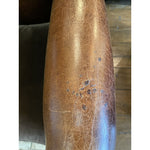 1940s Vintage Cathedrale Art Deco Leather Chairs- A Pair - French Antiques www.Decoparis.com
