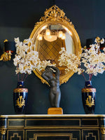 19th Century Napoleon III Gilded Oval Mirror