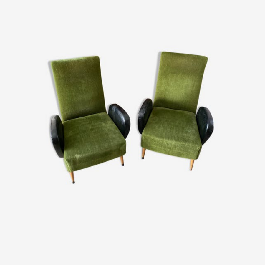 Pair of 60s armchairs