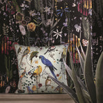 Birds Sinfonia Crepuscule Cushion design by Christian Lacroix for Designers Guild