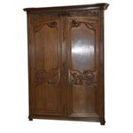 Antique oak wood French Wedding Armoire Wardrobe, circa 1780’s - French Antiques www.Decoparis.com