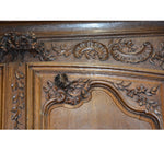 Antique oak wood French Wedding Armoire Wardrobe, circa 1780’s - French Antiques www.Decoparis.com