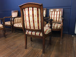 Authentic 19th Century France Empire five Pieces Mahogany Salon - Perfectly Restored - French Antiques www.Decoparis.com
