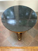 19th Century French Empire Gueridon Black Marble top and Bronze Dore Mounts
