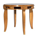 1930's Art Deco Jules Leleu Gueridon, Rosewood Inlaid marquetry - New York - French Antiques www.Decoparis.com