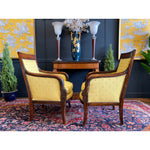 Early 19th Century Empire Mahogany Fauteuils- A Pair - French Antiques www.Decoparis.com