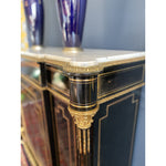 French Napoleon III Credenza Gilt Bronze Mounted Ebonized Wood Cabinet - French Antiques www.Decoparis.com