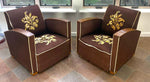 Pair of Art Deco Club Chairs France, circa 1930