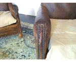 Pair of club armchairs