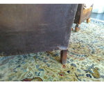 Pair of club armchairs