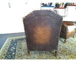 Pair of club armchairs