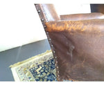 Pair of club armchairs