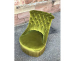 Paire de fauteuils crapaud en tissu mid-century 1930