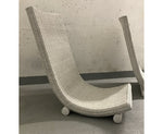 Pair of wicker chairs