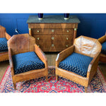 1930s Vintage Art Deco French Leather Club Chairs - Set of 4 - French Antiques www.Decoparis.com