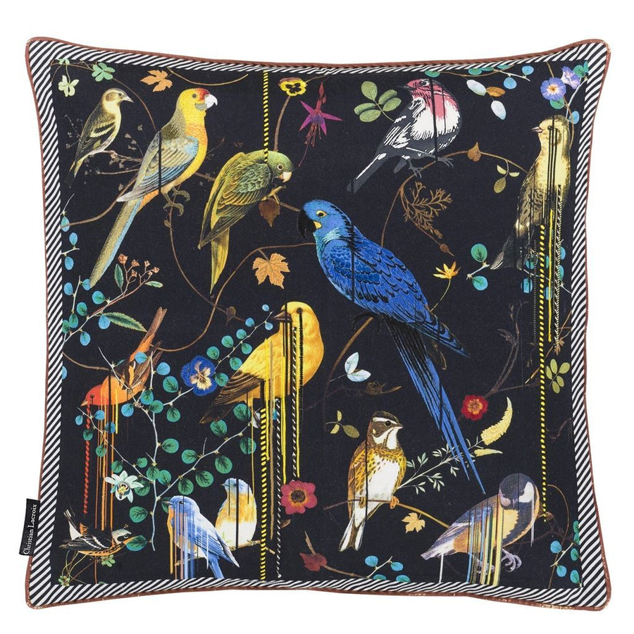 Birds Sinfonia Crepuscule Cushion design by Christian Lacroix for Designers Guild