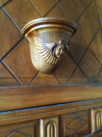 19th Century French Antique Walnut Trumeau Fireplace - circa 1880’s - New York - French Antiques www.Decoparis.com
